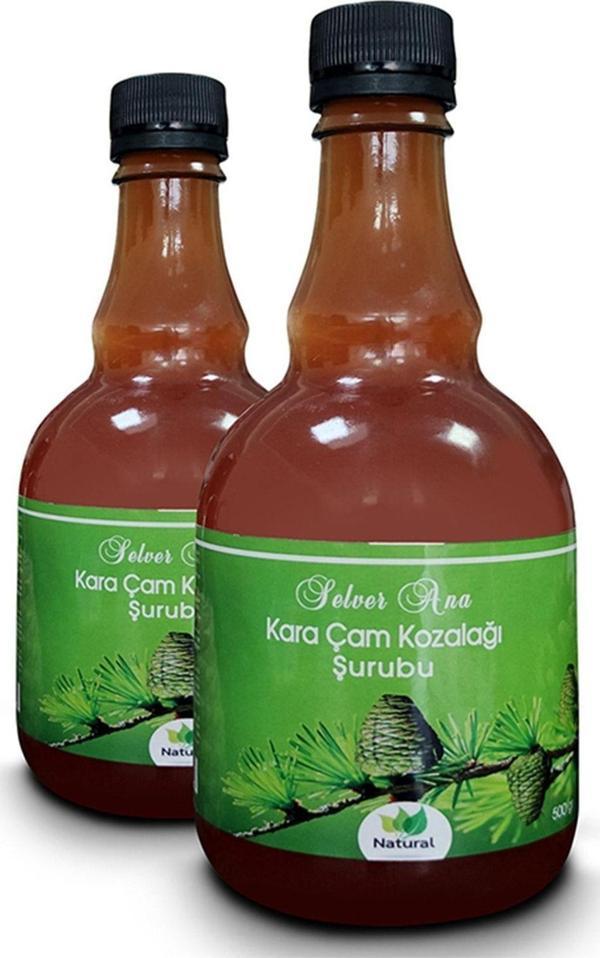 Selver Ana Kara Çam Kozalağı Şurubu 500 Gr 2 Adet - Image 1