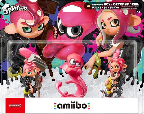 Nintendo Octoling Triple Pack (Octoling Boy + Octopus + Girl) Amiibo (Splatoon Collection) - Image 1