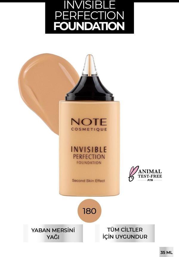 Note Invisible Perfection 180 Warm Sand Fondöten - Image 1