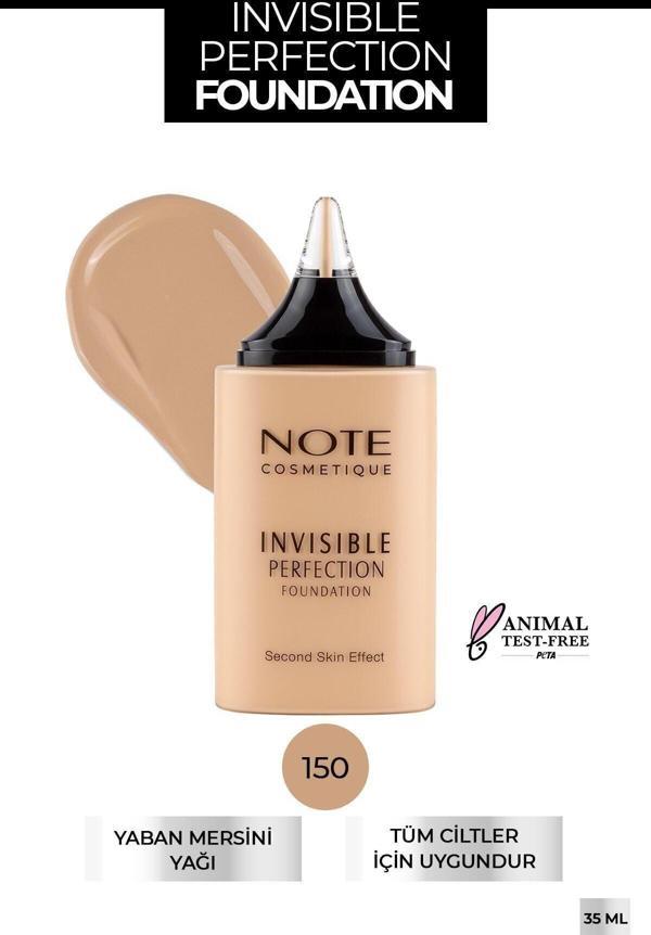 Note Invisible Perfection Fondöten 150 Pale Linen - Image 1