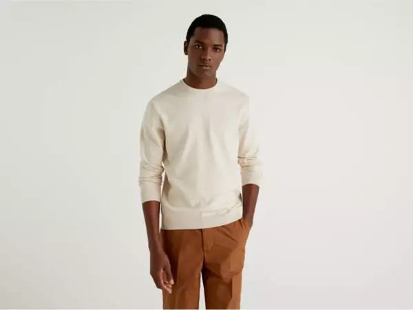 United Colors of Benetton Erkek Bisiklet Yaka Koton Kazak 312011098U1I76-152 - Image 1