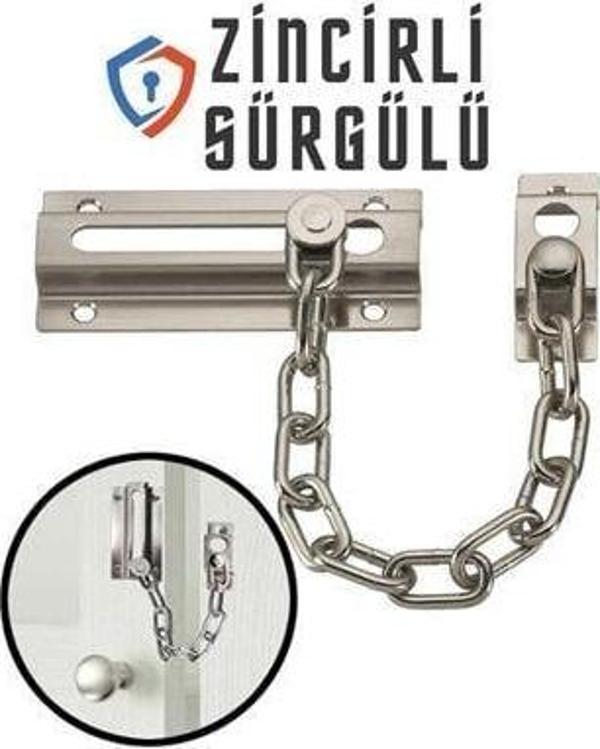 TransForMacion Sürgülü Kapı Emniyet Kilidi Saten 716759 - Image 1
