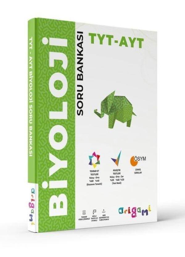 Origami TYT-AYT Biyoloji Soru Bankası Tammat Yayınclık - Tammat  Yayıncılık - Image 1