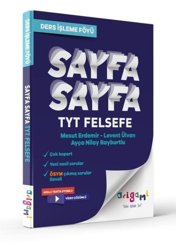 TYT Felsefe Sayfa Sayfa Ders İşleme Föyü Tammat Yayıncılık - Tammat  Yayıncılık - Image 1