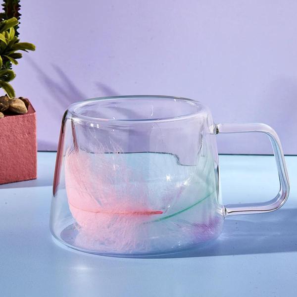 Perotti Double Feather Çift Cidarlı Kupa 200 ml - Image 1