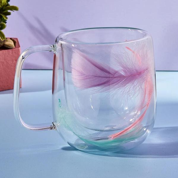 Perotti Double Feather Çift Cidarlı Kupa 250 ml - Image 1
