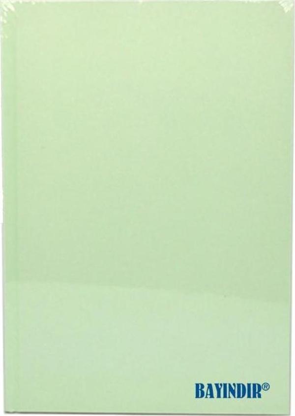 Bayındır BAYINDIR KARELİ 20X28 CM 296 YAPRAK PASTEL RENK SERT KAPAK DEFTER - Image 1