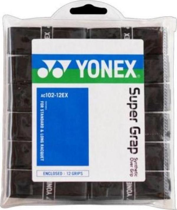 YONEX AC 102-12 (12'Lİ) SİYAH SUPER GRIP - Image 1