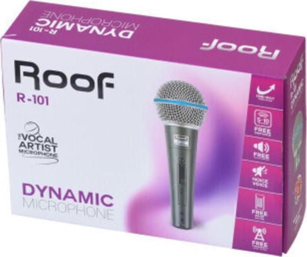 Roof Profesyonel Kablolu Dinamik El Mikrofonu R-101 - Image 1
