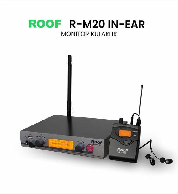 Roof R-M20 İn-Ear Kablosuz Monitör Kulaklık - Image 1