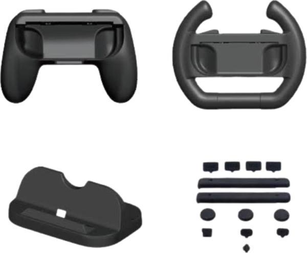 YUES Switch Super Game Kit Switch Oled Uyumlu Grip Şarj Standı - Image 1