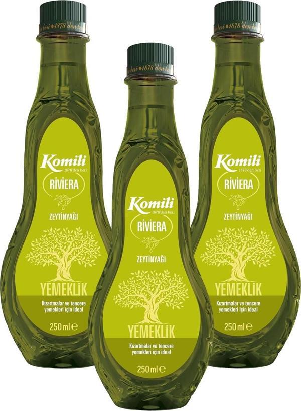 Komili Riviera Zeytinyağı 250 ml x 3 Adet - Image 1