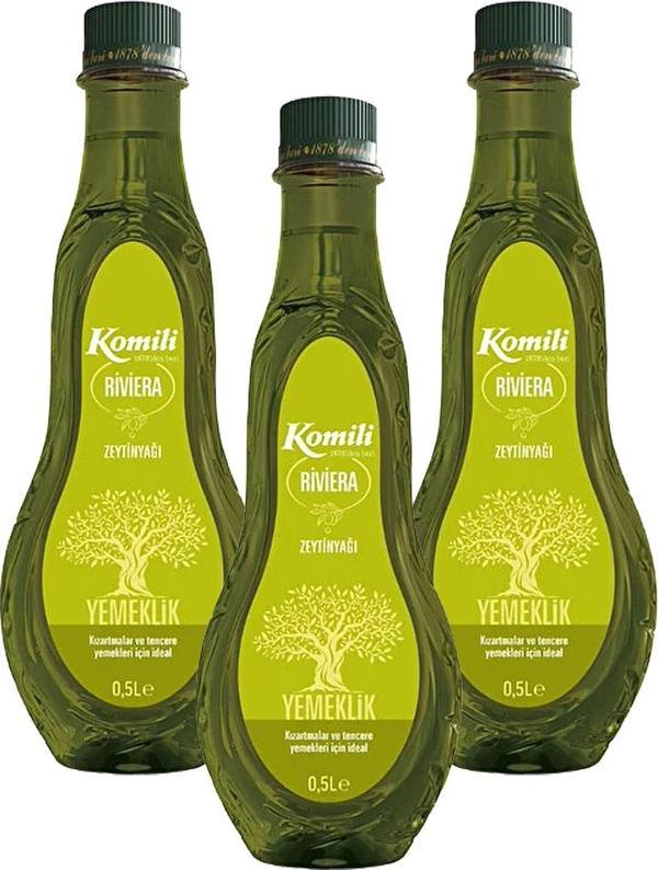 Komili Riviera Zeytinyağı 500 ml x 3 Adet - Image 1