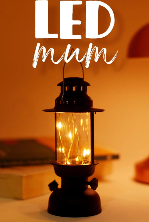 Led Mum Kamp Lambası Tipi 1 Adet Pil Dahil Dumansız Alev Ledli Dekor Işığı Beyaz PT437 - Image 1