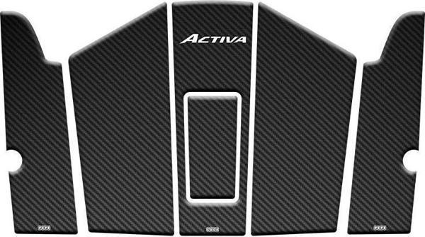 Gogo Tank Pad Set 001 Siyah Karbon Honda Actıva 125 2023-2024 - Image 1