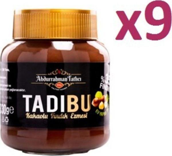 Abdurrahman Tatlıcı Tadıbu Kako'Lu Fındık Ezmesi 330 gr 9 Adet - Image 1