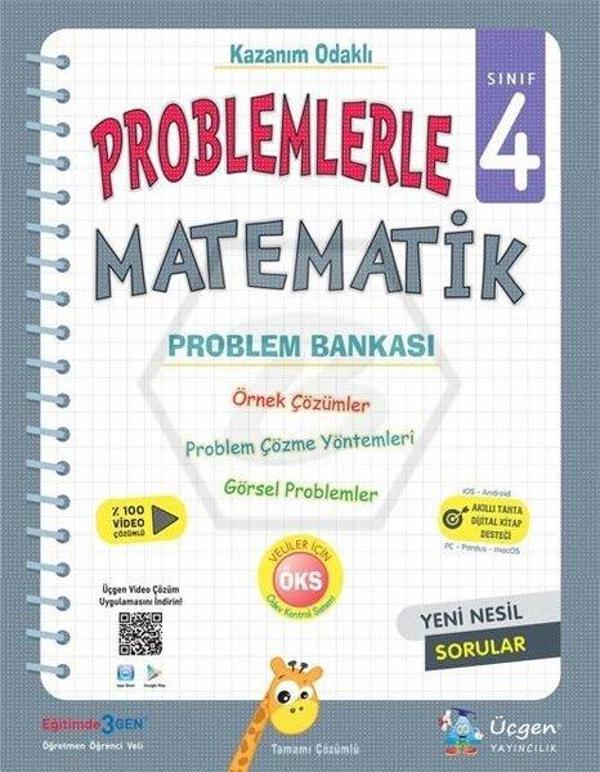4.Sınıf Problemlerle Matematik - Üçgen Yayıncılık - Image 1
