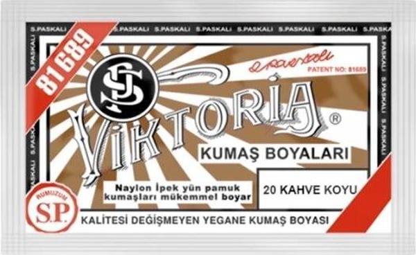 Viktoria Kumaş Boyası - 20 Koyu Kahve - Image 1