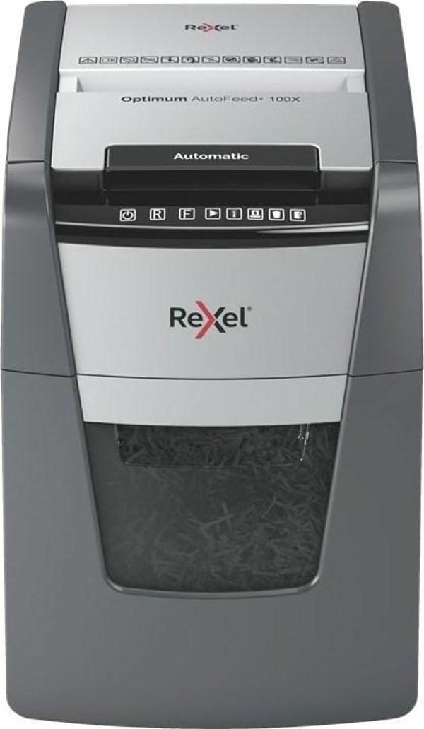 Rexel Optimum Autofeed+ 100X Otomatik Çapraz Kesim Evrak İmha Makinesi - Image 1