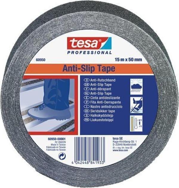 Tesa 60950-00000-01 15Mtx25Mm Merdiven Kaydırmaz Siyah Bant - Image 1