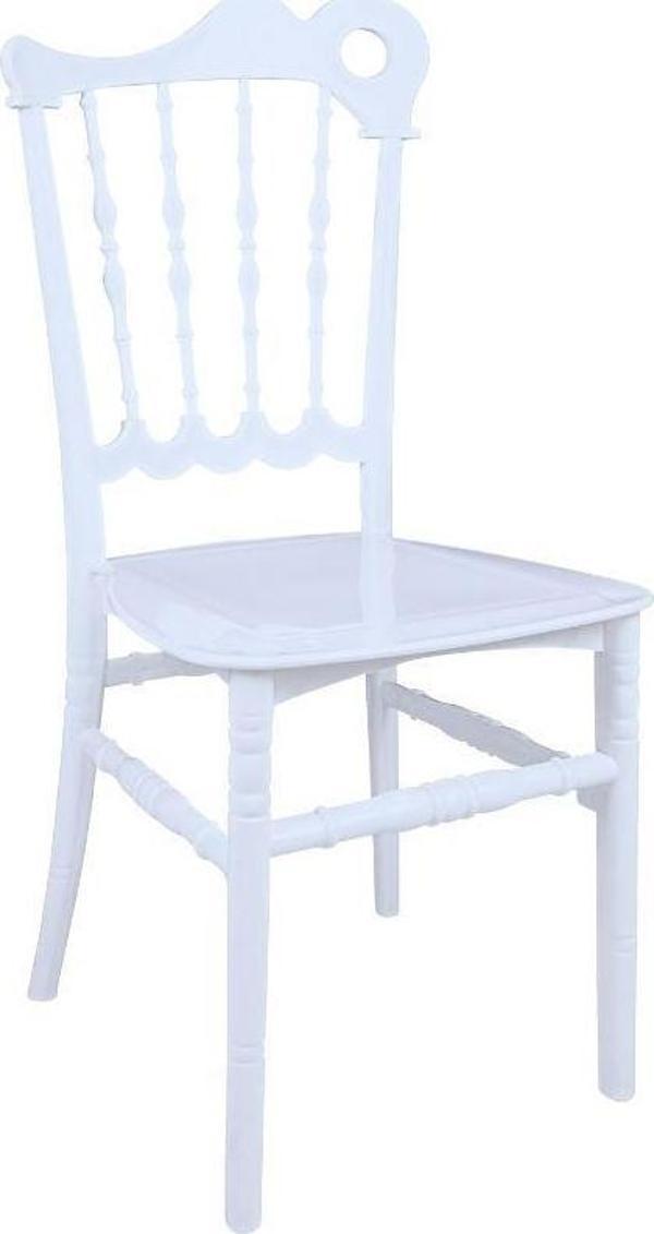 Mandella Karmen Düğün Sandalyesi Model 4 Beyaz - Image 1