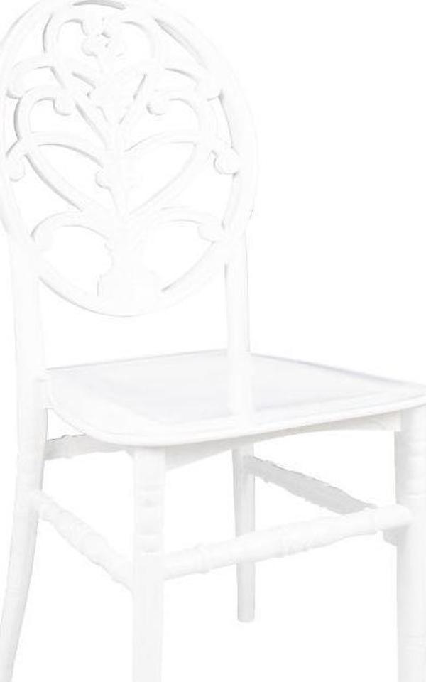Mandella Karmen Düğün Sandalyesi Model 6 (4 Adet) Beyaz - Image 1