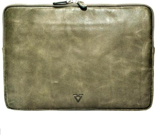 RİCH SMİTH ® GERÇEK DERİ LAPTOP ASKILI CLUTCH ÇANTA / 6218 YEŞİL (DUMANLI) - Image 1
