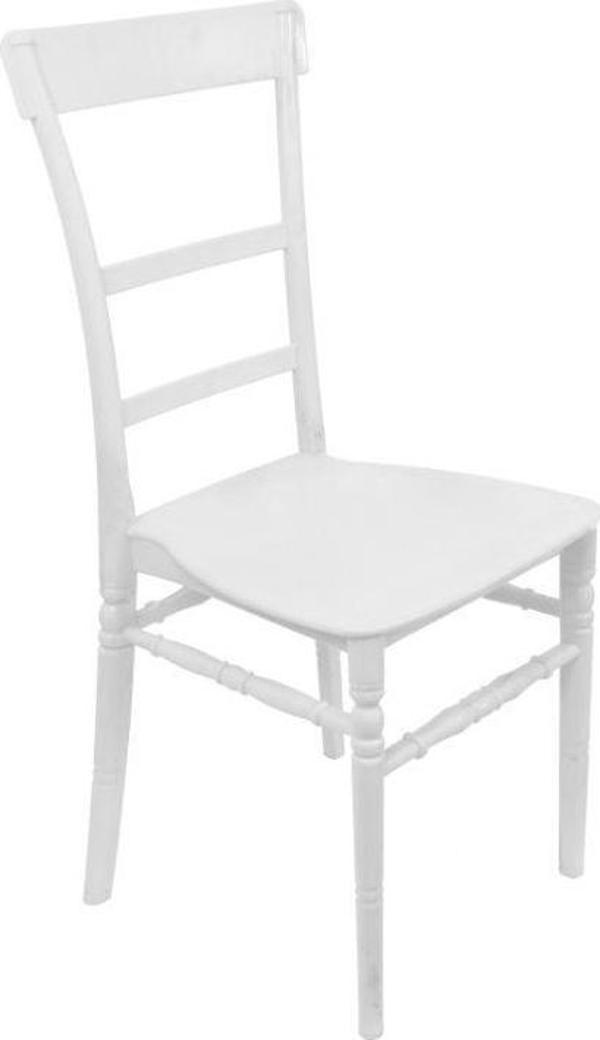 Mandella Riva Sandalye A Modeli (6 Adet) Beyaz - Image 1