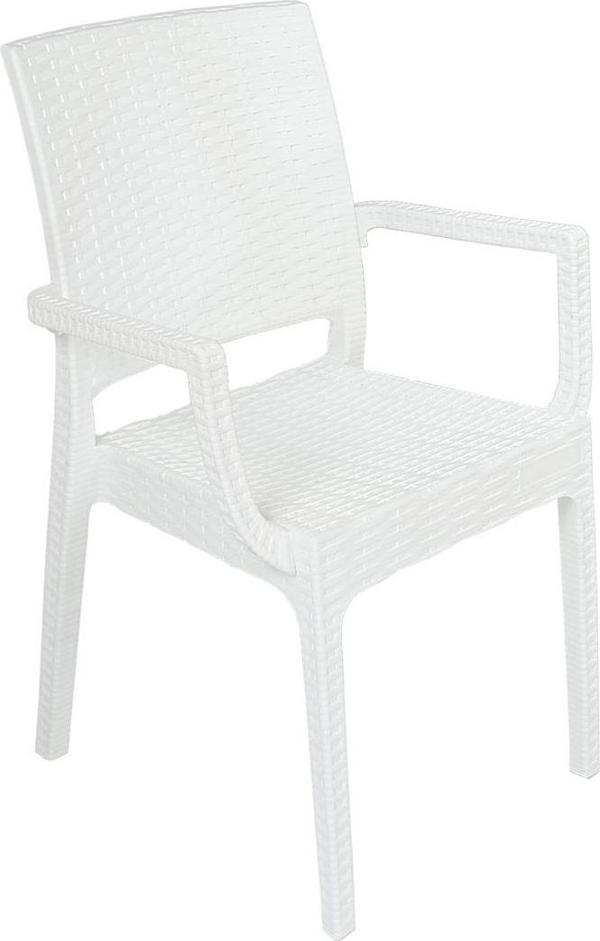 Mandella Elit Rattan Koltuk Beyaz - Image 1