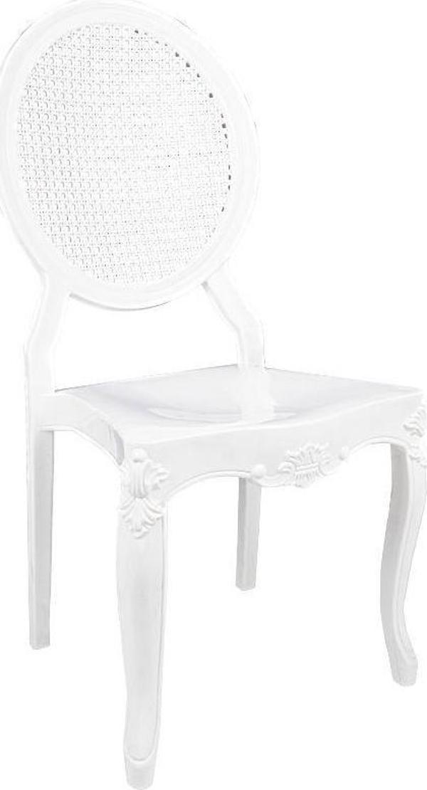 Mandella Diva Sandalye B Modeli (4 Adet) Beyaz - Image 1