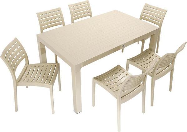 Mandella Wood 90x150 Cafe Sandalye Masa Takımı ÇÖLBEJİ - Image 1