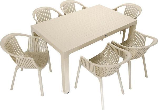 Mandella Wood 90x150 Roma Koltuk Masa Takımı ÇÖLBEJİ - Image 1