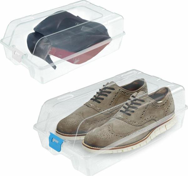 Sağlam Plastik 5 Adet Kadın + 5 Adet Erkek Ayakkabı Kutusu - Image 1