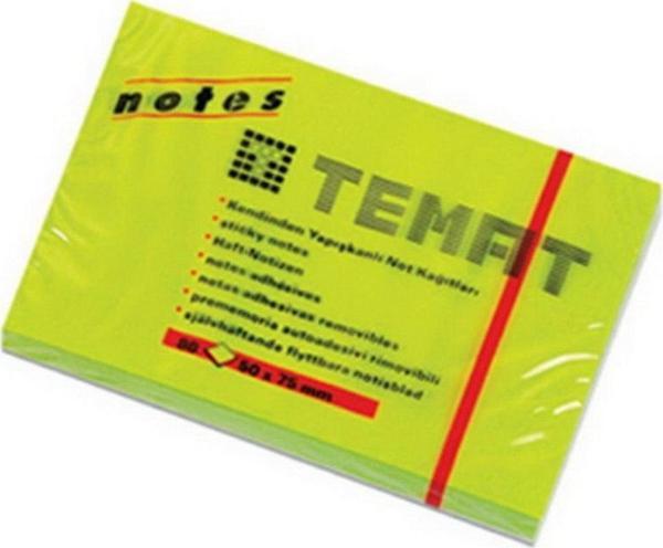 Temat 50X75 Mm Yapışkanlı Not Kağıdı - Image 1