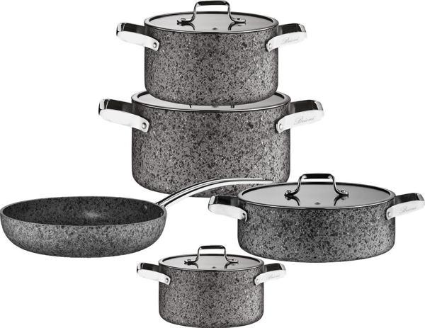 Brioni Stone-H 9 Parça Tencere Seti - Image 1