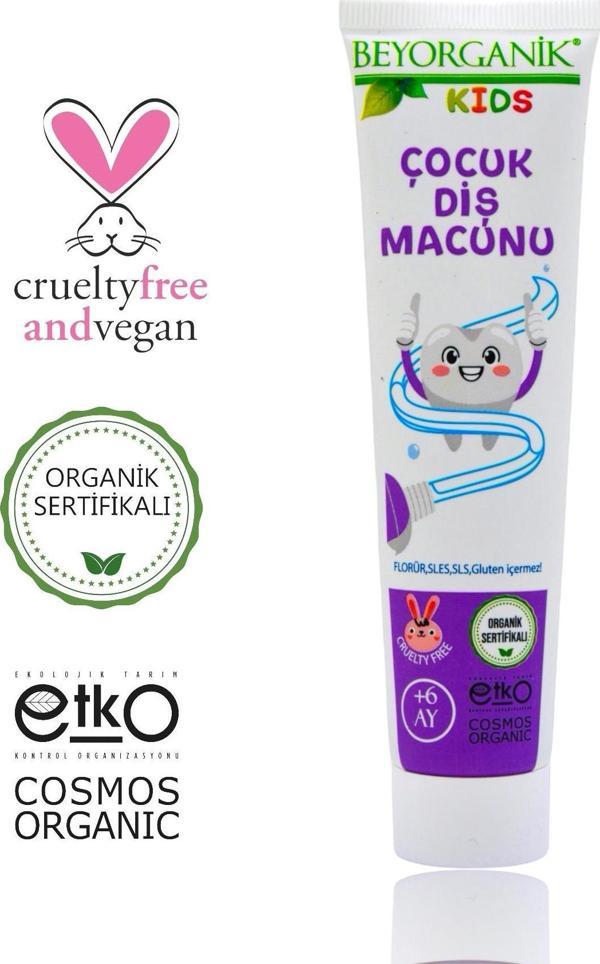 ORGANİK Çocuk Diş Macunu 75gr - Image 1