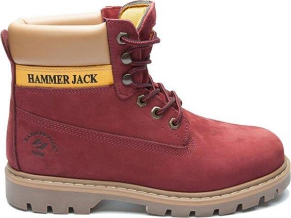 Hammer Jack Hakiki Deri Bordo Nubuk Erkek  Bot  - Image 1