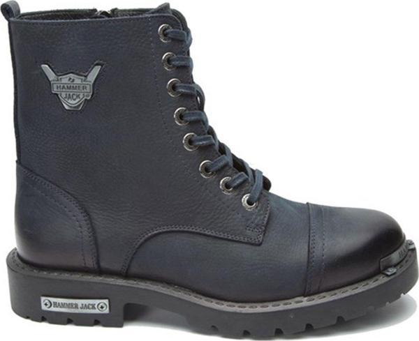 Hammer Jack Hakiki Deri Lacivert Yıkama Nubuk Outdoor Erkek Bot  - Image 1