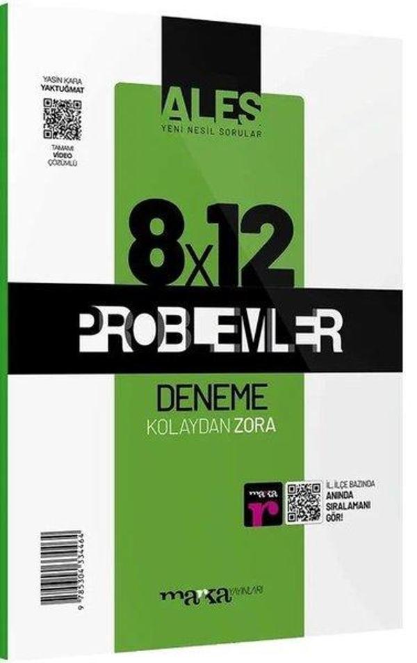 2023 ALES Problemler 8x12 Deneme - Marka Yayınları - Image 1