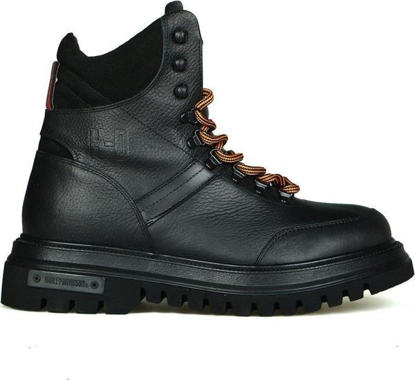 Harley Davıdson Stein Siyah Hakiki Deri Erkek Bot  - Image 1