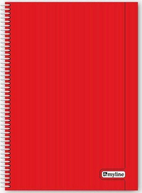 Myline Nova A4 Plastik Kapak 60 Yaprak Kareli Defter - Image 1