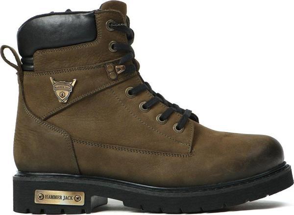 Hammer Jack Hakiki Deri Haki Nubuk Erkek Bot - Image 1