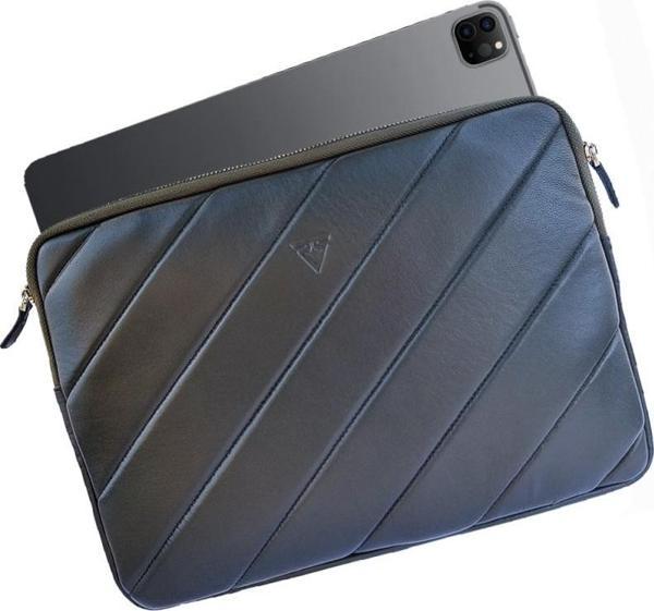 RİCH SMİTH ® GERÇEK DERİ 13" LAPTOP VE A4 EVRAK EL ÇANTASI CLUTCH / 6218 LACİVERT (ŞERİT KUZU) - Image 1