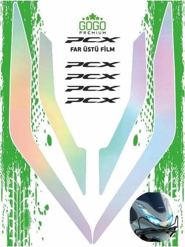 Gogo Far Üstü Film Honda Pcx 125 2021-2024 Hologram - Image 1