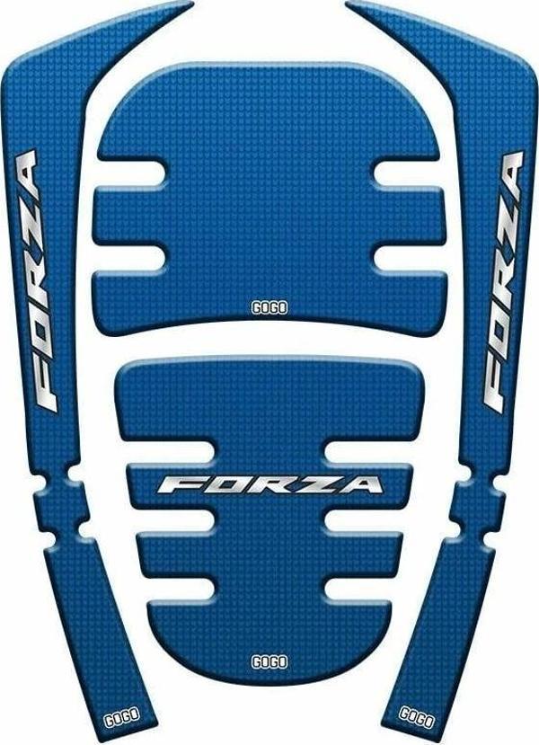 Gogo Tank Pad Set 4 Parça 002 Mavi Honda Forza 250 2021-2024 - Image 1