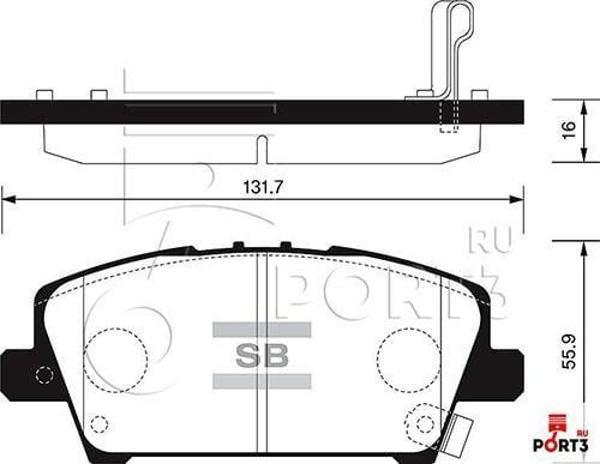 ÖN FREN BALATA HONDA CIVIC 1.8L R18A VTEC FK2 Hatchback 06- / 1.4L L13Z1 FK1 sport 09- - Image 1