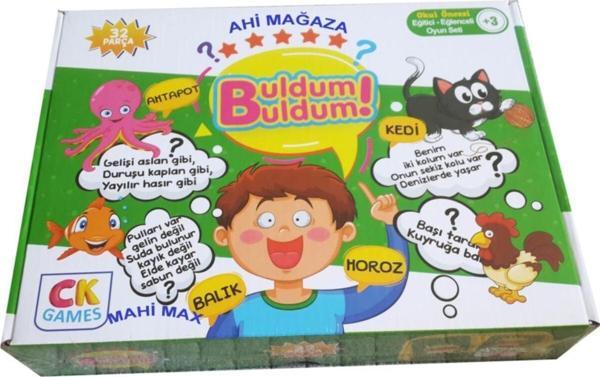 Ck Games Okul Öncesi Buldum Buldum Eğitici - Öğretici Puzzle Yapboz 32 Parça - Image 1