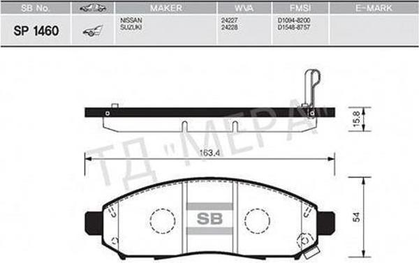 ÖN FREN BALATA NISSAN NAVARA 2.5L YD25DDTi Dci D40 4x2 04- - Image 1