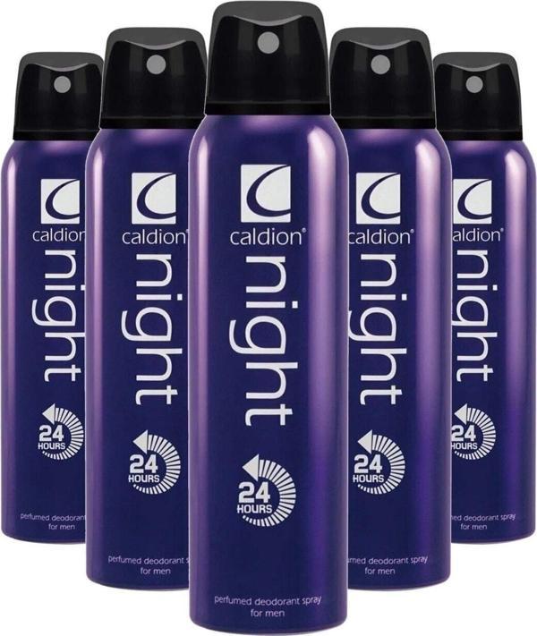 Caldion Night 150 Ml Erkek Deodorant X 5 Adet - Image 1