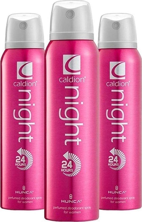 Caldion Night Deodorant Kadın 150 Ml X 3 Adet - Image 1